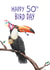 Cute - 50th Birthday -  Bird - Pun - Card created by Citrus Bunn