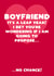 Joke Valentine's Day card for boyfriend - leap year joke card created by Filthy Sentiments