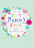 Happy Mothers Day Card - Best Mummy Ever - Cute created by Laura Darrington Design Ltd.