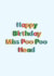 Funny Birthday Card - From The Kids - Miss Poo Poo Head created by Pottsy Prints