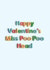 Funny Valentine's Card - From The Kids - Miss Poo Poo Head created by Pottsy Prints