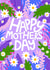 Pretty Happy Mother's Day Card - Flower Bloom created by Ludicrous Prints