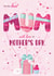 Cute Mother's Day card - balloons and gift created by IC&G