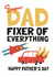 Super Dad Father's Day Card - Fixer of Everything created by AbiGoLucky