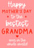 Cute Happy Mother's day Card - Grandma created by Word Up Creative