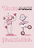 Cute valentines robot card for partner, spouse or boyfriend /girlfriend created by The Painty Panda