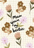 Mother's Day card- floral- Mum you're my bestie created by Printed Picnic