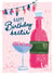 Bestie Birthday Drinks Card - Happy Birthday created by Cesca Hoyle