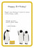 Funny Birthday Card - Penguins - Birthday Cake created by Not at all Jack