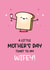 Cute Mother's Day Card - For Wife - Toast Pun Card created by Twisted Haggis