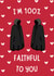 Funny Valentines Day Card - The Traitors - 100% Faithful created by A Personalised Teacher