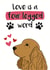 Cute Valentine’s Day card - Cocker Spaniel - Four Legged Word created by TheYoungBandit .