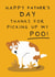 Funny Father's Day Card - from the Dog created by AbiGoLucky
