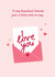 I Love You Fiancée Valentine's Card - Anniversary - Wedding Card created by Fliss Muir