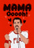 Funny Mother's Day card - for Mum - Freddie Mercury Queen created by Kasia Cards