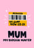 Funny Bargain Hunter Mother's Day Card - Thrifty - Saver created by Lucy Maggie Designs