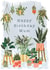 Pretty Birthday Card - For Mum - House Plants created by Making Meadows Ltd