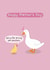 Cute Mother’s Day Card - Duck Duckling - Sorry For Driving You Quackers Crackers created by Sydney Jo Designs