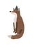 Cute Birthday Card - Fox Party Hat created by HeatherLucyJ