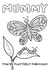 Butterfly Mother's Day Card - Colour in - Mummy, You're Flutterly Fabulous! created by Lucie Cooke Studio