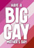 Funny Mother's Day card - Lesbian Mums - Big Gay Day created by Blind Faith