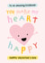 Amazing Husband Valentines Card - You Make My Heart Happy created by Fliss Muir