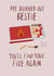 Feel better soon card - for your burned out bestie - illustrated matchbox created by Stonefoxes