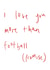 Funny Valentine's Day/Anniversary Card - For Her - Love You More Than Football (Promise) created by Bellynam Studio