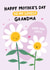 My Lovely Grandma Mother's Day Card - Happy Daisies created by Macie Dot Doodles