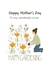 Happy Mother's Day Card, Card for Mum, Floral Mother's Day Card created by TheFishBirdCo