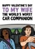 Funny Valentine's Card - for Wife - The World's Worst Car Companion created by Woody's Design
