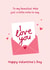 Cute Valentine's Card - I Love You - Wife created by Fliss Muir