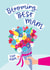 Pretty Mother's Day Card - Best Mam - Bouquet created by Jane Katherine Houghton