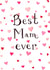 Cute Mother's Day Card - Best Mam Ever created by Love Lucy Illustration