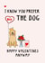 Funny Valentines card - for partner - prefer the dog created by Hello Hatty