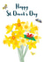 Bright St David's Day Card - bunch of Daffodils created by Claire Giles