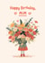 Cute Birthday Card - For Mum - Flower Girl created by Bellollage
