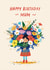 Cute Birthday Card - For Mum - Flower Girl created by Bellollage