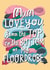 Funny Mother's Day card - Love You from the Bottom of my Floordrobe created by @AimeeStevens.Design