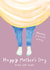 Cute Mother's Day Card - From The Bump - Mum To Be created by Bow & Bell