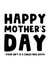 Funny Happy Mother's Day Card - Best Gift for Mum - Child Free Day created by The Blunt Badger