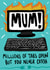Funny Mothers Day Card - Millions of Tabs But Never Crash created by Bishop, Please!