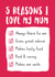 Cute Mothers Day Card - 5 Reasons I love mum created by Cookie Design
