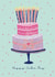 Classic Birthday Card - Happy Cake Day - Candles created by Debbie Lambert Designs