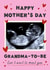 Cute Mother's Day Photo Card - Sonogram - Grandma to be created by @tikkled.pink