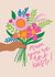 Sweet Mother's day card - Mum created by Hollie McManus Illustration