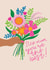 Sweet Mother's day card - Step Mum created by Hollie McManus Illustration