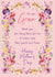 Floral frame Mother's Day card - Gran created by Rebecca Prinn