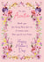 Floral frame Mother's Day card - Auntie created by Rebecca Prinn
