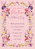 Floral frame Mother's Day card - Partner and Mother created by Rebecca Prinn